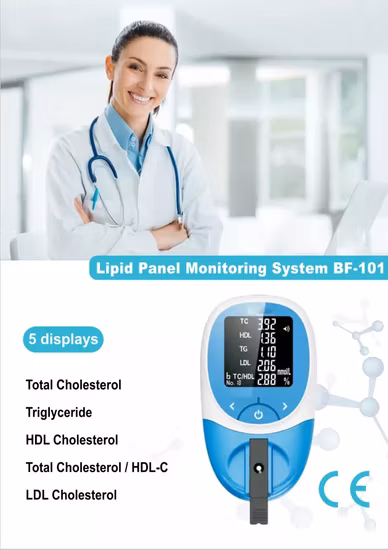 4-in-1-Lipid-Analysator, Cholesterin-Monitor niedrig